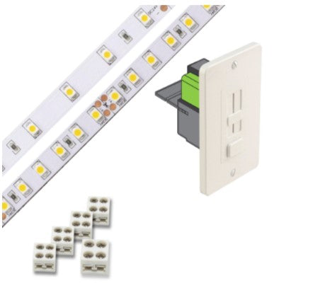 Diode LED DI-KIT-24V-BC1SX60-4200 Blaze 100 Series 16.4ft Basics LED Tape Light Spool with SWITCHEX, Color Temperature 4200K, Voltage 24V