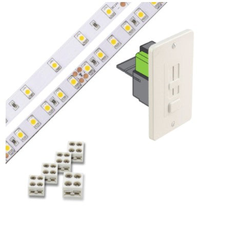 Diode LED DI-KIT-24V-BC1SX60-5000 Blaze 100 Series 16.4ft Basics LED Tape Light Spool with SWITCHEX, Color Temperature 5000K, Voltage 24V