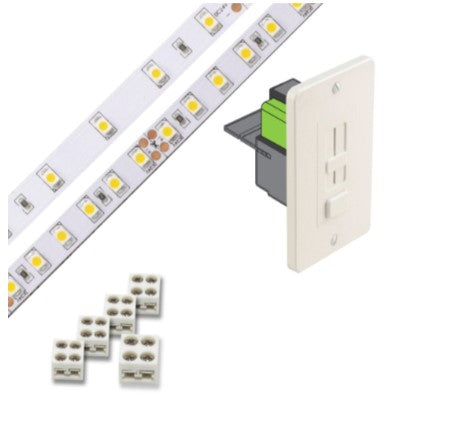 Diode LED DI-KIT-24V-BC2SX60-5000 Blaze 200 Series 16.4ft Basics LED Tape Light Spool with SWITCHEX, Color Temperature 5000K, Voltage 24V