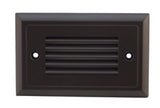 Diode LED DI-MAT2-HL-BZ Mattone 2 Horizontal Louvered LED Step Light, Voltage 120V, Bronze Finish