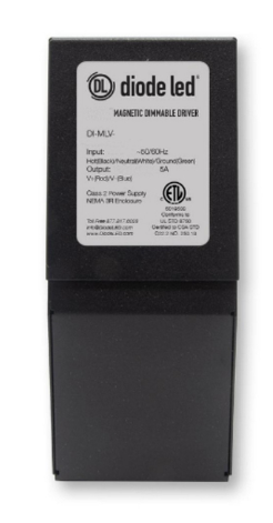Diode LED DI-MLV-24V200W-277 200 Watt Magnetic Low Voltage (MLV) Dimmable LED Driver 24V, 200W - 277V Input