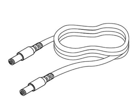 Diode LED DI-PVC2464-DL39-EXT-M-M-W 1 Meter Male DC to Male DC Extension Cable (2.1mm), White Finish