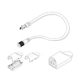 Diode LED DI-SE-NB-STWC-EC Neon Blaze Side Bending Straight Wire Entry Connector With End Caps