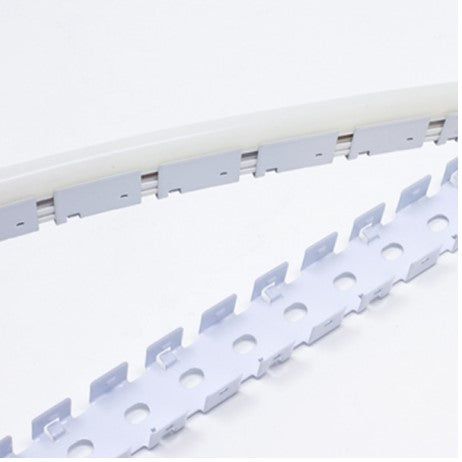 Diode LED DI-TE-NB-FLCH-WH 12" Neon Blaze Top Bending Flexible Spine Channel, White Finish