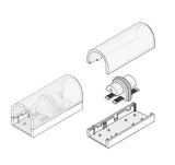 Diode LED DI-TE-NB-TTT-2 Neon Blaze Top Bending Strip to Strip Connector Frosted (Pack of 2)