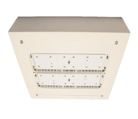Diode LED DI-VL-CP100W-40-S-NB Narrow Beam Lens Volante Surface Mounting Canopy Light Fixture, Color-Temperature 4000K, Wattage 100W