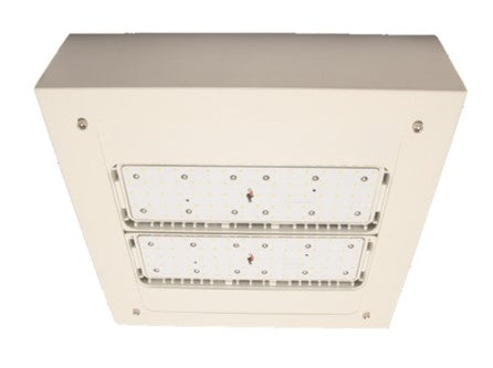 Diode LED DI-VL-CP100W-40-S-T5 Type 5 Lens Volante Surface Mounting Canopy Light Fixture, Color-Temperature 4000K, Wattage 100W