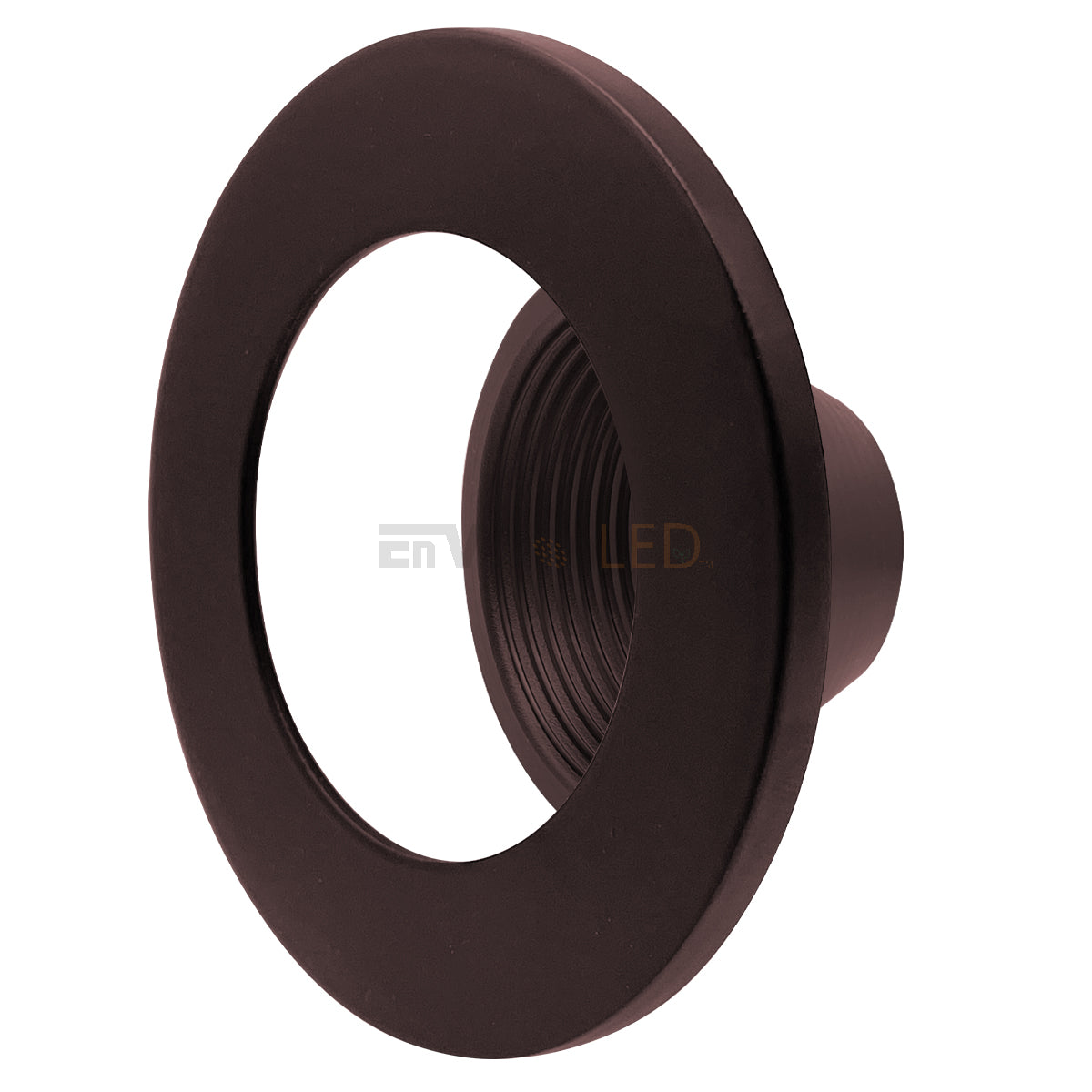 EnvisionLED DLJBX-2-TRIM-BZ-BFL LED 2 Inch Bronze In and Out Baffle Trim Reflector Downlight
