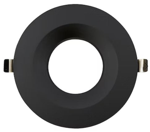 EnvisionLED DLJBX-6RG-TRIM-BLK-R LED 6 Inches Regressed Gimbal Black Round Trim