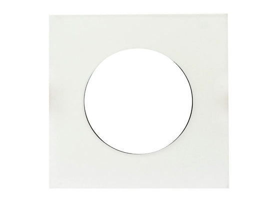 EnvisionLED DLJBX-ADJ-3-TRIM-WH-SQ 3 Inches Gimbal Square Trim White Finish