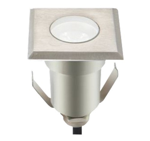 ABBA Lighting USA 3W DMS52-SS-3000K Step Light, Stainless Steel Well Light With 20 Inch wire 12V AC / DC