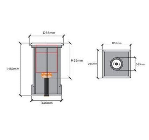 ABBA Lighting DMS52 Stainless Steel Well Light - BuyRite Electric