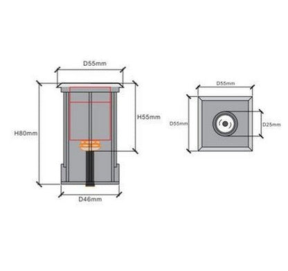 ABBA Lighting DMS52 Stainless Steel Well Light - BuyRite Electric