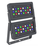 Westgate Lighting DMX-FLS-144W-RGBW-BT-BK Compatible RGBW Square Led Flood Light, Wattage 144W, Black Finish