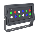 Westgate Lighting DMX-FLS-36W-RGBW-BT-BK LED DMX 512 Compatible RGBW Series Square Flood Light, Wattage 36W, Black Finish