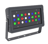 Westgate Lighting DMX-FLS-72W-RGBW-BT-BK LED DMX 512 Compatible RGBW Series Square Flood Light, Wattage 72W, Black Finish