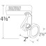 ELCO Lighting ET526-75W Electronic Low Voltage Gimbal Ring Track Fixture 75W 12V White Finish