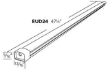 ELCO Lighting EUD24WW LED Undercabinet Lightbars 47 1/4 Inch 18W 3000K 12V Aluminum Finish