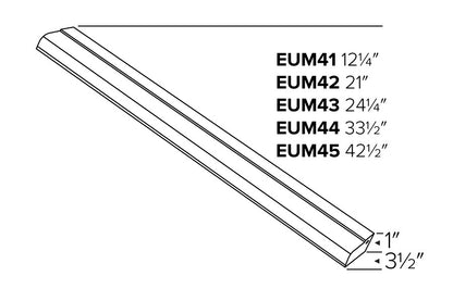ELCO Lighting EUM41W Zinnia LED Undercabinet Lights 12 1/4 Inch 5W 3000K 450 lm 120V White Finish