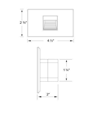 ELCO Lighting ELST9930 Mini LED Step Light 2.5W 3000K 50 lm 120V Finish | BuyRite Electric