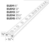 ELCO Lighting EUD11CW LED Undercabinet Lightbars 6 Inch 1.6W 4000K 24V Aluminum Finish
