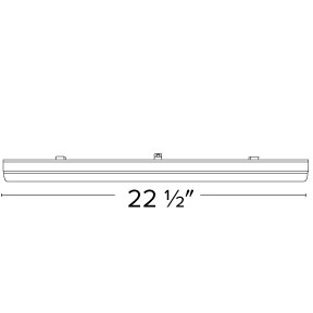 ELCO Lighting ETL2130W LED Tarbuck Linear Track Fixtures 18W 3000K 1400 lm 120V White Finish