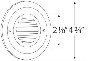 ELCO Lighting ELST8740 Round Mini LED Step Light with Angled Louver 3W 4000K 12V Finish | BuyRite Electric