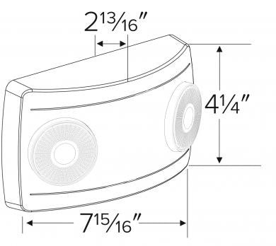 ELCO Lighting EE80 LED Emergency Light 4W 120/277V | BuyRite Electric