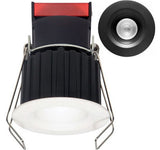 ELCO Lighting E1L02FXXBB Oak System Contemporary Black LED 1" Round Recessed Downlight - BuyRite Electric