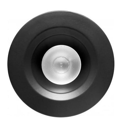 Elco Lighting E1L02WF27BB 1'' Oak™ Recessed Downlight, Round Style, 50° Beam Angle, Color Temperature 2700K, All Black Finish