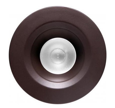 Elco Lighting E1L02WF27H 1'' Oak™ Recessed Downlight, Round Style, 50° Beam Angle, Color Temperature 2700K, Haze With White Trim Finish