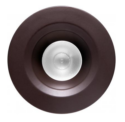 Elco Lighting E1L02NF35BZ 1" Round Recessed Oak™ Downlight, Beam Angle 28°, Color Temperature 3500K, All Bronze