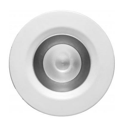 Elco Lighting E1L02NF35H 1'' Oak™ Round Recessed Downlight, 28° Beam Angle, Color Temperature 3500K, Haze with White Trim