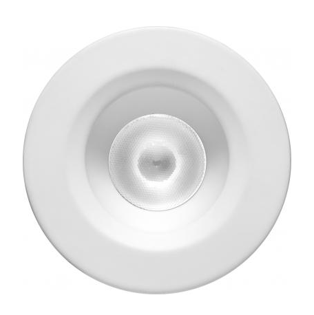 Elco Lighting E1L02NF35W 1" Round Recessed Oak™ Downlight, Beam Angle 28°, Color Temperature 3500K, All White