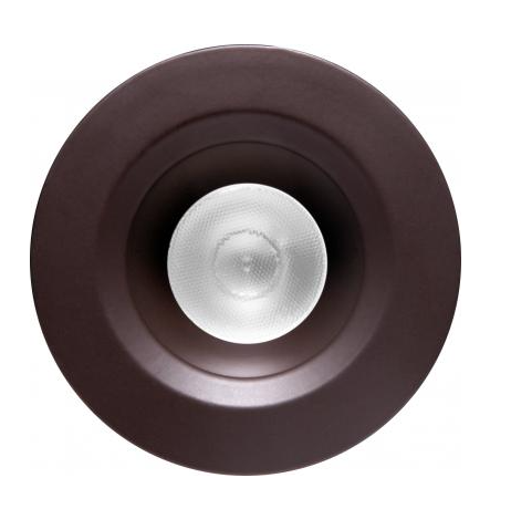 Elco Lighting E1L02NF40BZ 1" Round Recessed Oak™ Downlight, Beam Angle 28°, Color Temperature 4000K, All Bronze