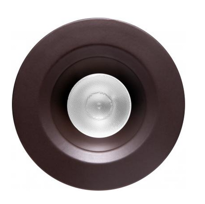 Elco Lighting E1L02NF40BZ 1" Round Recessed Oak™ Downlight, Beam Angle 28°, Color Temperature 4000K, All Bronze