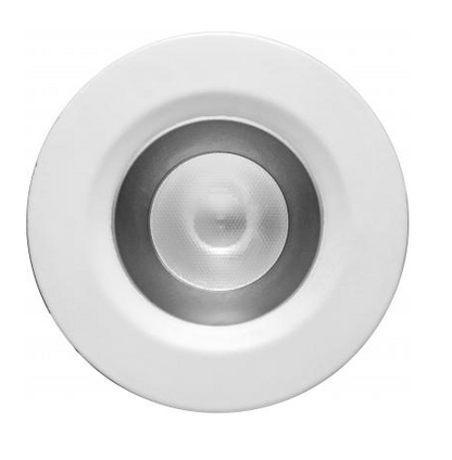 Elco Lighting E1L02NF40H 1" Round Recessed Oak™ Downlight, Beam Angle 28°, Color Temperature 4000K, Haze with White Trim