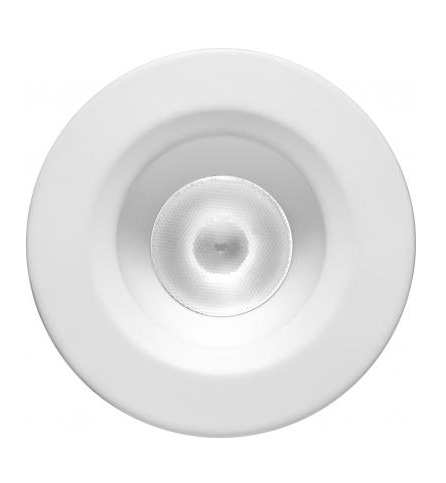 Elco Lighting E1L02WF35W 1" Round Recessed Oak™ Downlight, Beam Angle 50° Color Temperature 3500K, All White