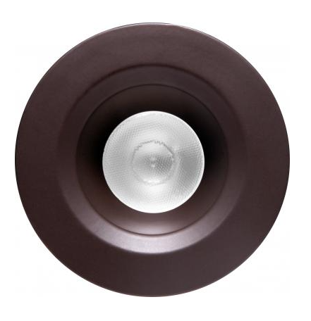 Elco Lighting E1L02WFSDBZ 1'' Oak™ Round Recessed Downlight, 50° Beam Angle, Color Temperature SunsetK, All Bronze