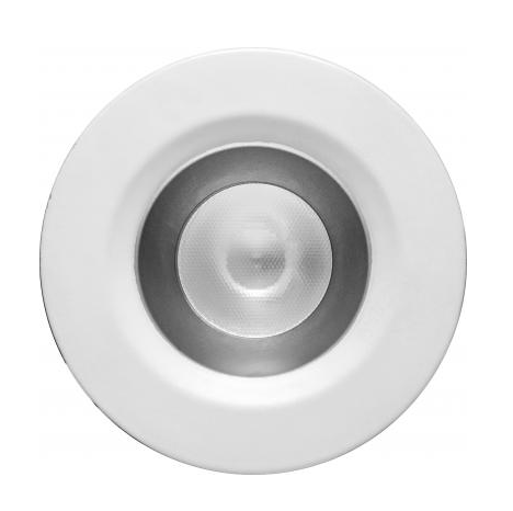 Elco Lighting E1L02WFSDH 1" Round Recessed Oak™ Downlight, Beam Angle 50° Color Temperature SunsetK, Haze with White Trim