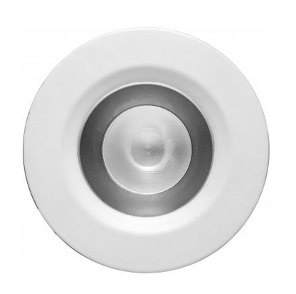 Elco Lighting E1L02WFSDH 1" Round Recessed Oak™ Downlight, Beam Angle 50° Color Temperature SunsetK, Haze with White Trim