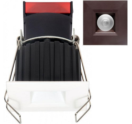 ELCO Lighting E1L12FXXBZ Oak System Modern Bronze LED 1" Square Recessed Downlight - BuyRite Electric