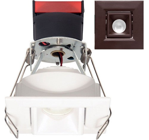 ELCO Lighting E1L22FXXBZ Oak System Modern Bronze LED 1" Square Recessed Pull Down - BuyRite Electric