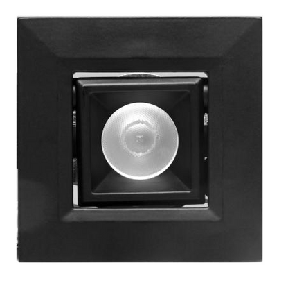 Elco Lighting E1L22WF35B 1" Square Recessed Oak™ Pull Down, Beam Angle 50° Color Temperature 3500K, All Black