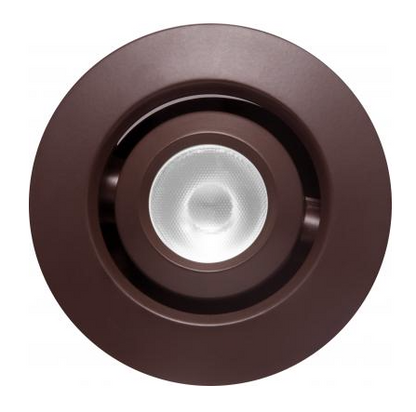 Elco Lighting E1L32NF30BZ 1" Round Recessed Adjustable Oak™ Gimbal, Beam Angle 28° Color Temperature 3000K, All Bronze