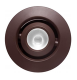 Elco Lighting E1L32NF40BZ 1" Round Recessed Adjustable Oak™ Gimbal, Beam Angle 28°, Color Temperature 4000K, All Bronze