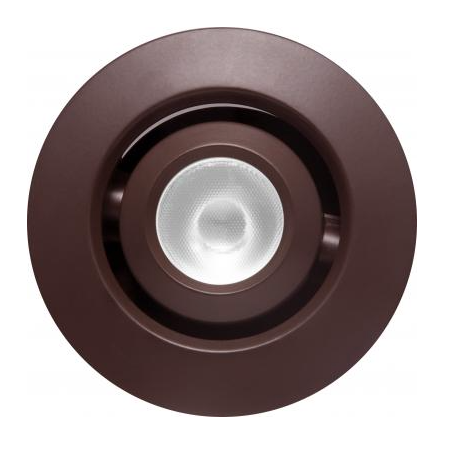 Elco Lighting E1L32WF30BZ 1" Round Recessed Adjustable Oak™ Gimbal, Beam Angle 50° Color Temperature 3000K, All Bronze