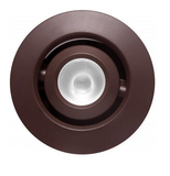 Elco Lighting E1L32WF30BZ 1" Round Recessed Adjustable Oak™ Gimbal, Beam Angle 50°, Color Temperature 3000K, All Bronze