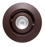 Elco Lighting E1L32WF35BZ 1" Round Recessed Adjustable Oak™ Gimbal, Beam Angle 50°, Color Temperature 3500K, All Bronze