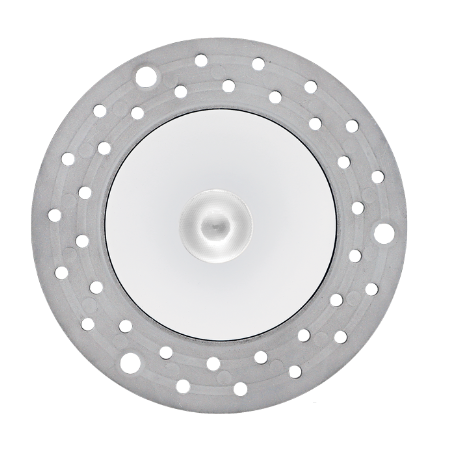 Elco Lighting E1L61NFSDB 1" Trimless Round Recessed Oak™ Downlight, Beam Angle 28°, Color Temperature SunsetK, All Black